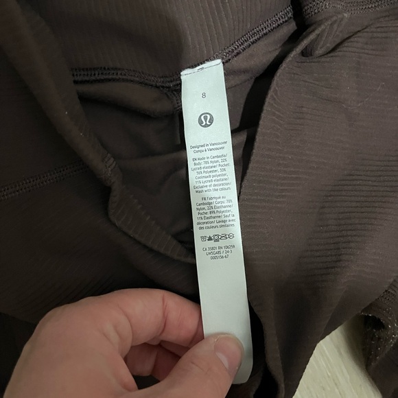 LULULEMON Align High-Rise Ribbed Mini-Flared Pant- 8 - Picture 6 of 7